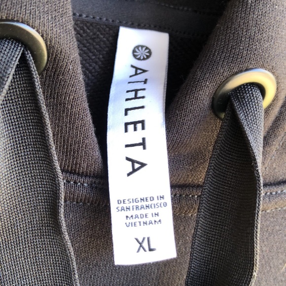 Athleta Cropped Sweatshirt, XL - Picture 2 of 12